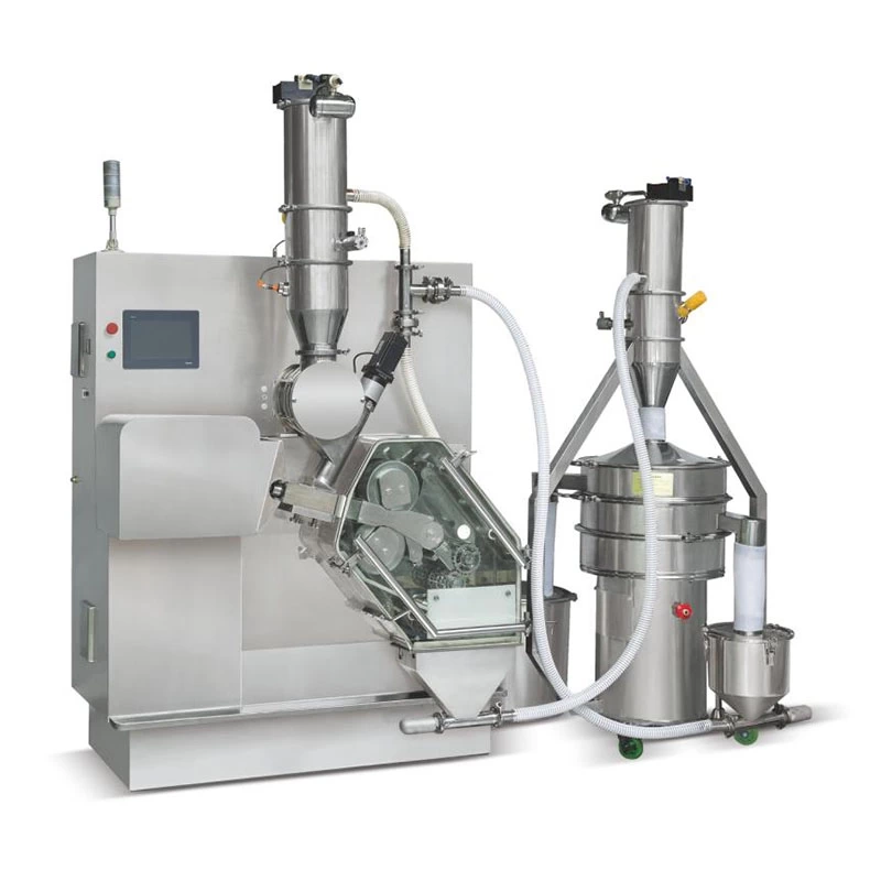 Factory manufacturer GLX-150 Automatic roller compactor dry granulator GMP standard different size sieve