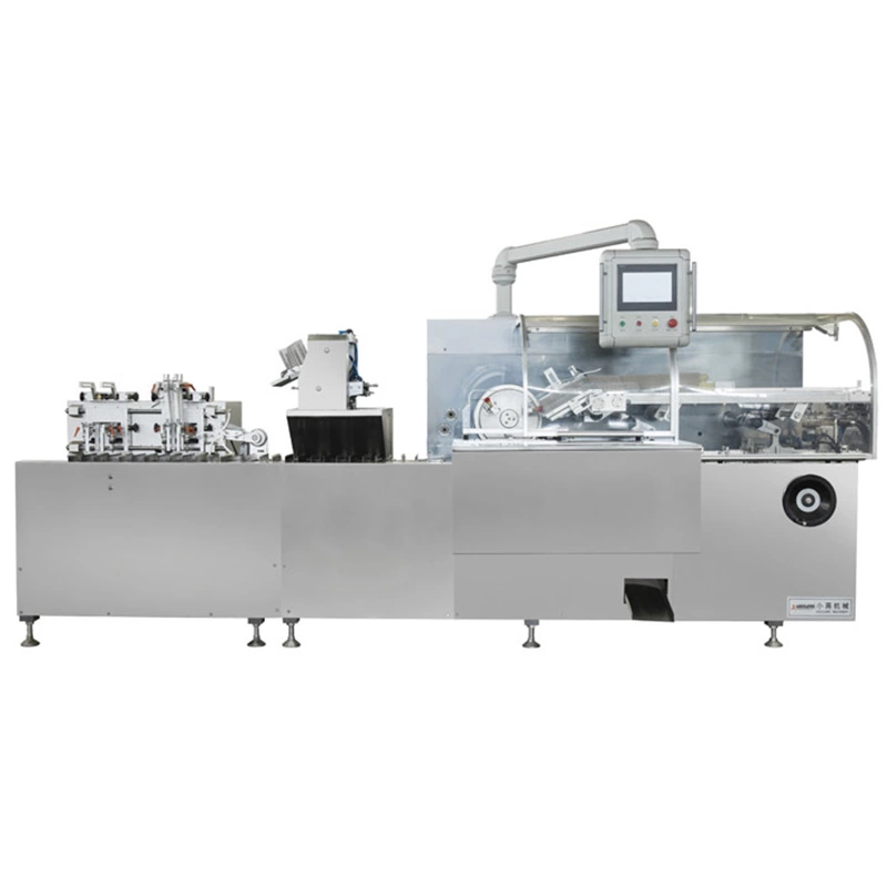 2021 Factory competitive price aluminum plastic plate bottles ZH-200 Automatic cartoning machine for blister packaging